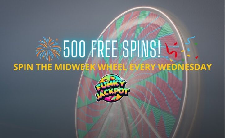 Funky Jackpot Casino Prize Wheel Bonusmenu
